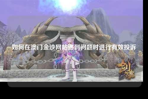 如何在澳门金沙网站遇到问题时进行有效投诉