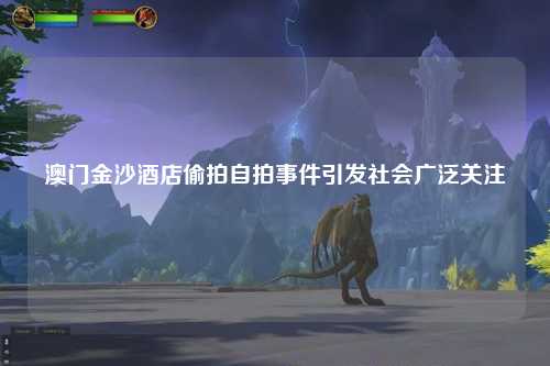澳门金沙酒店偷拍自拍事件引发社会广泛关注