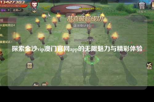 探索金沙vip澳门官网app的无限魅力与精彩体验